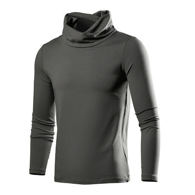 Herren elegantes Langarmshirt mit modischem Kragen R&B