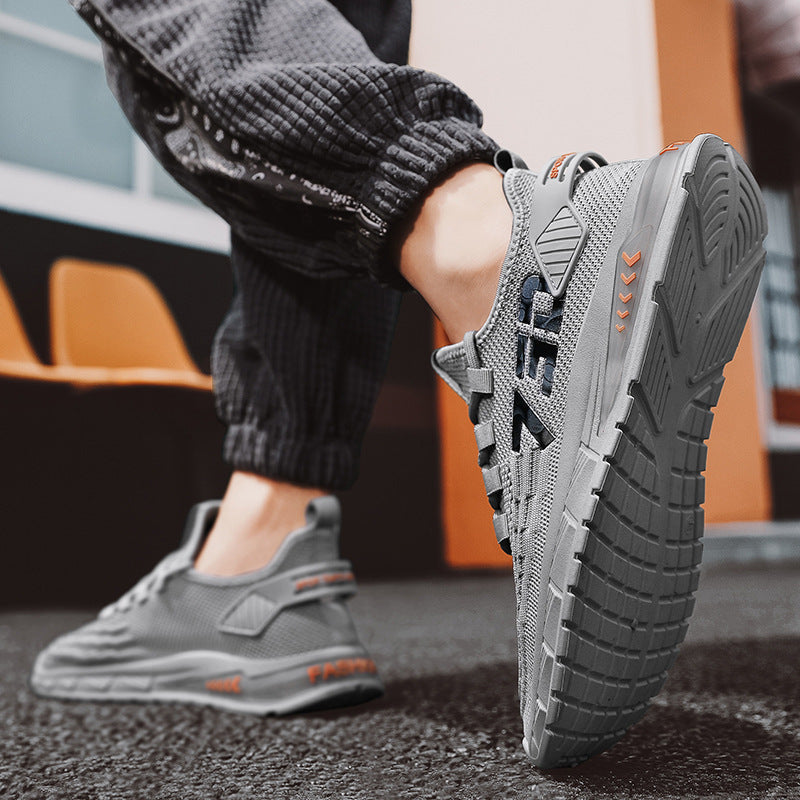 Damen Sportliche Laufsneaker mit atmungsaktiver Mesh-Oberfläche und rutschfester Sohle R&B