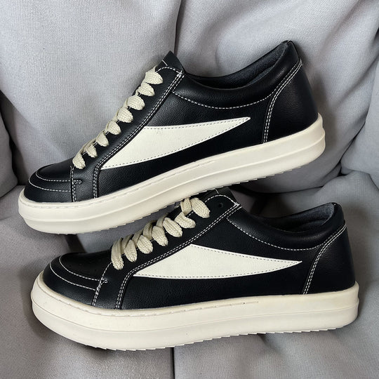 Damen Sportliche Sneakers aus hochwertigem Leder mit klassischem Design R&B