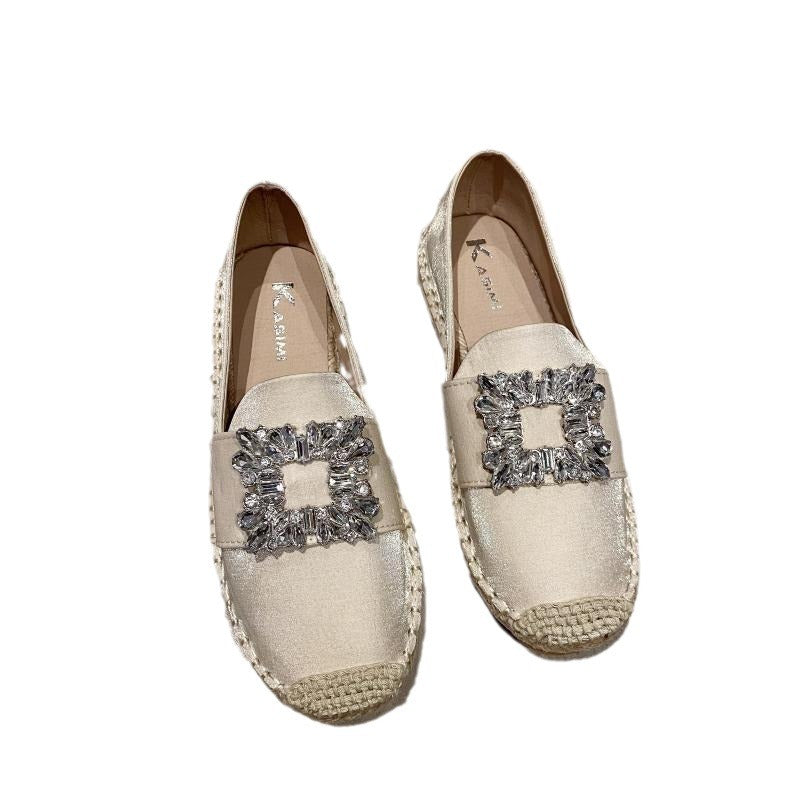 Damen Espadrilles mit glitzernden Applikationen und komfortablem Fußbett R&B