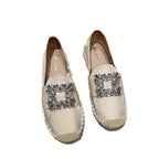 Damen Espadrilles mit glitzernden Applikationen und komfortablem Fußbett R&B