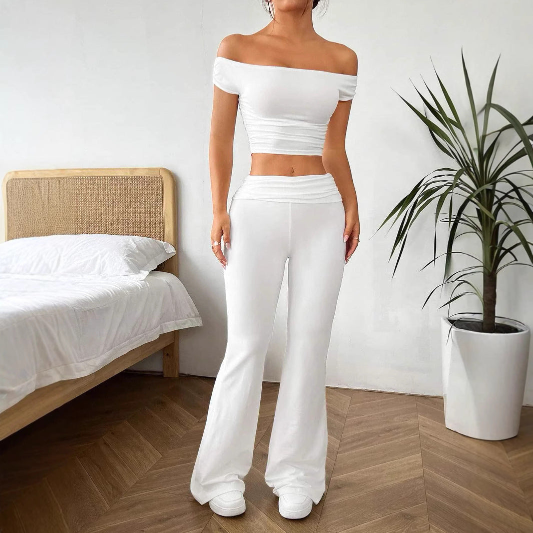 Damen Elegantes und figurbetontes Zweiteiler-Set R&B