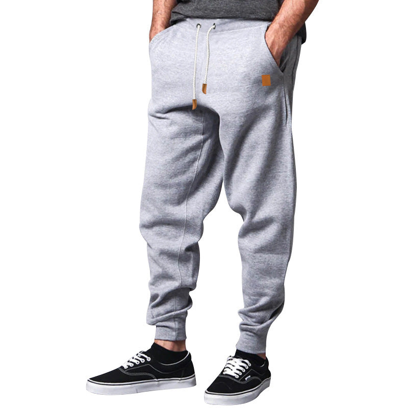 Herren Bequeme Freizeithose im Joggingstil mit Kordelzug und elastischem Bund R&B