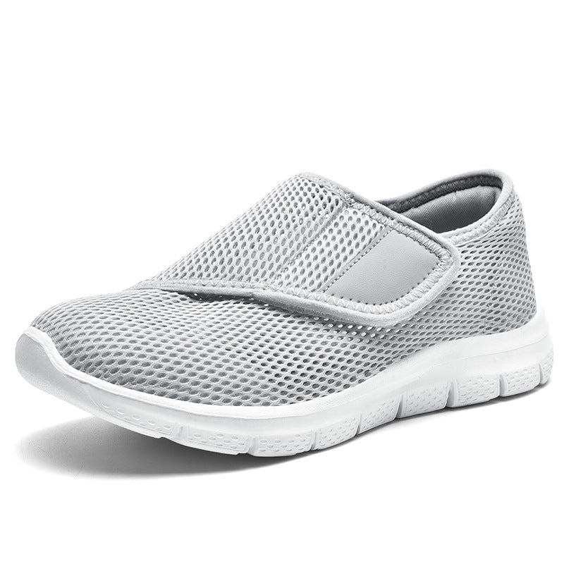 Damen bequeme und atmungsaktive Slip-On Sneakers mit elastischem Schnellverschluss R&B