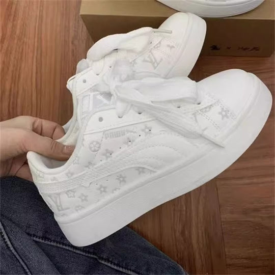 Damen Sneaker mit modischem Print und dämpfender Sohle R&B