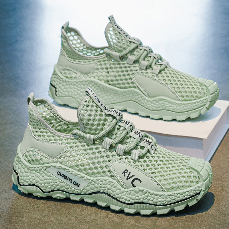 Damen Atmungsaktive Freizeit-Sneaker mit strukturiertem Obermaterial R&B