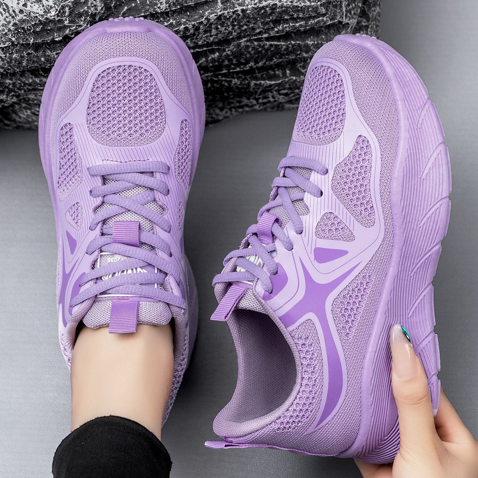 Damen Sportliche Lauf-Sneaker mit ergonomischer Dämpfungstechnologie R&B
