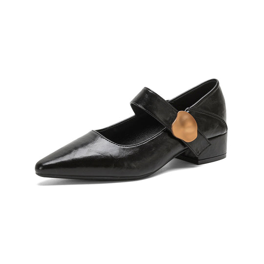 Damen elegante Slingback-Ballerinas mit angesagtem Riemen und modischem Akzent R&B
