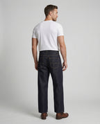 Herren 12oz Heavyweight Lyocell Raw Denim Wide Leg Hose