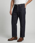 Herren 12oz Heavyweight Lyocell Raw Denim Wide Leg Hose