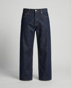 Herren 12oz Heavyweight Lyocell Raw Denim Wide Leg Hose