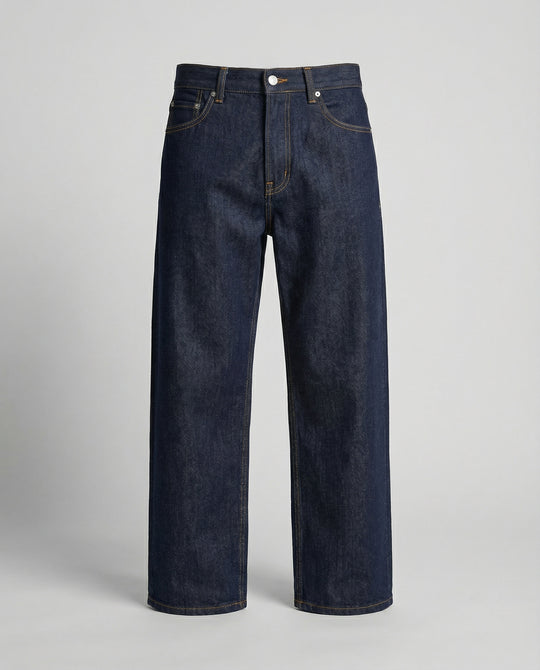 Herren 12oz Heavyweight Lyocell Raw Denim Wide Leg Hose