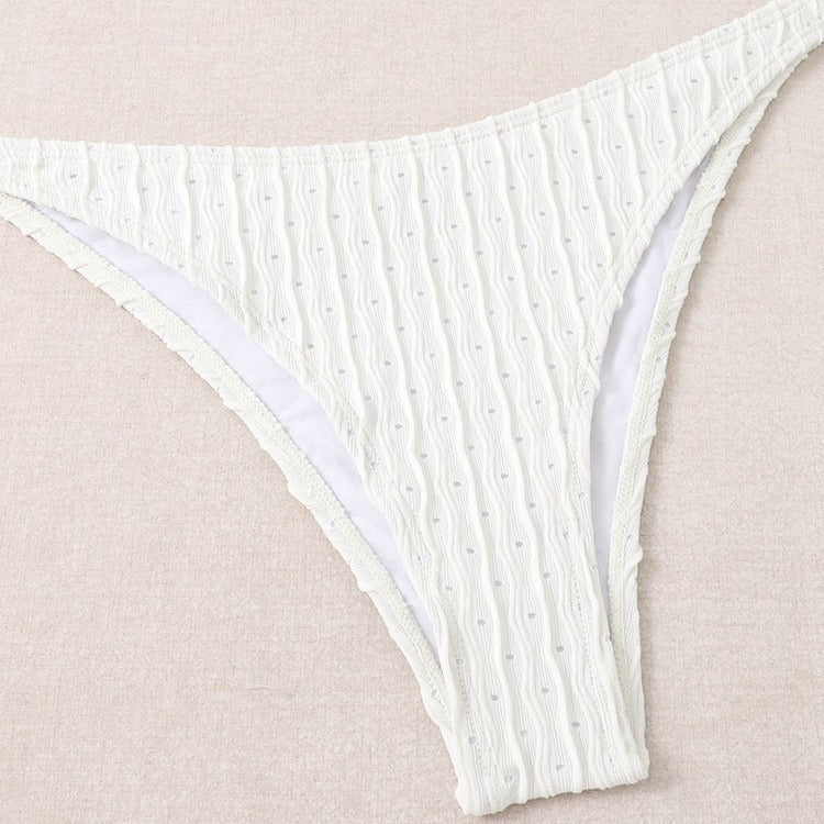 Damen Triangel-Bikini mit modischem Wickelrock und eleganten Details R&B