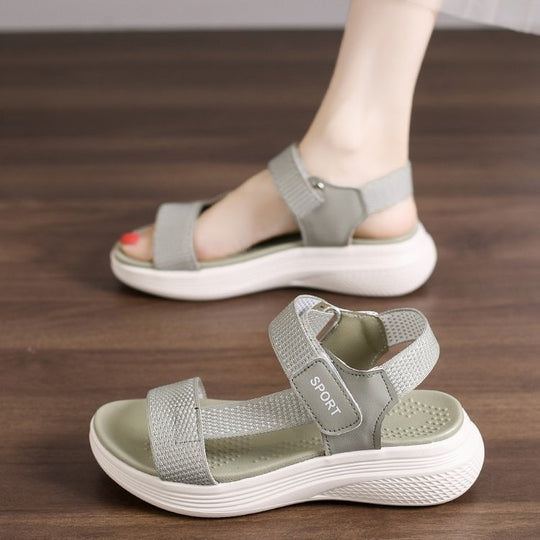 Damen Sportliche Riemensandalen mit gepolstertem Fußbett R&B