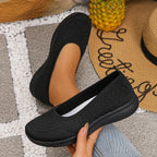 Damen Slip-On Freizeitschuhe mit atmungsaktivem Obermaterial R&B