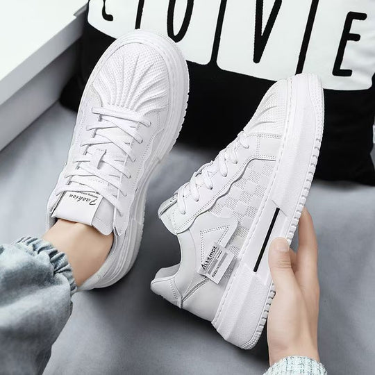 Damen modische Sneaker mit dickem Plateau und einzigartigem Design R&B