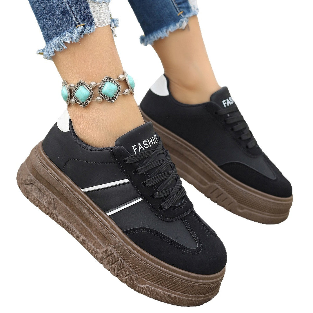 Damen Plattform-Sneaker mit modischem Design und hohem Tragekomfort R&B
