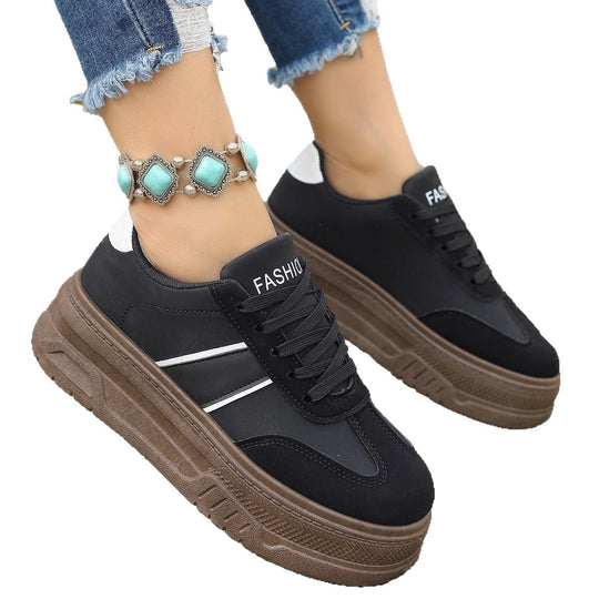 Damen Plattform-Sneaker mit modischem Design und hohem Tragekomfort R&B