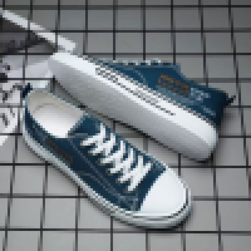 Damen Lässige Canvas-Sneaker mit beschichteter Oberfläche R&B
