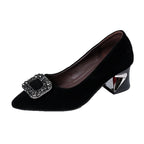 Damen Elegante Pumps mit Glitzerdetail und architektonischem Absatz R&B
