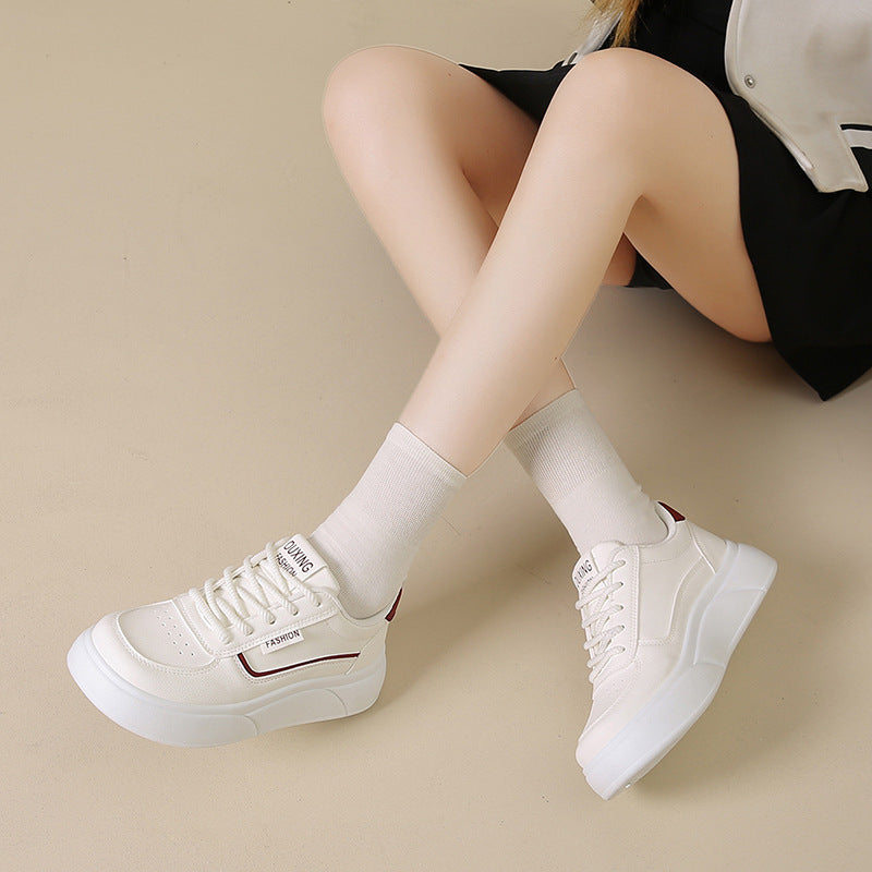 Damen Sportliche Plateau Sneakers R&B