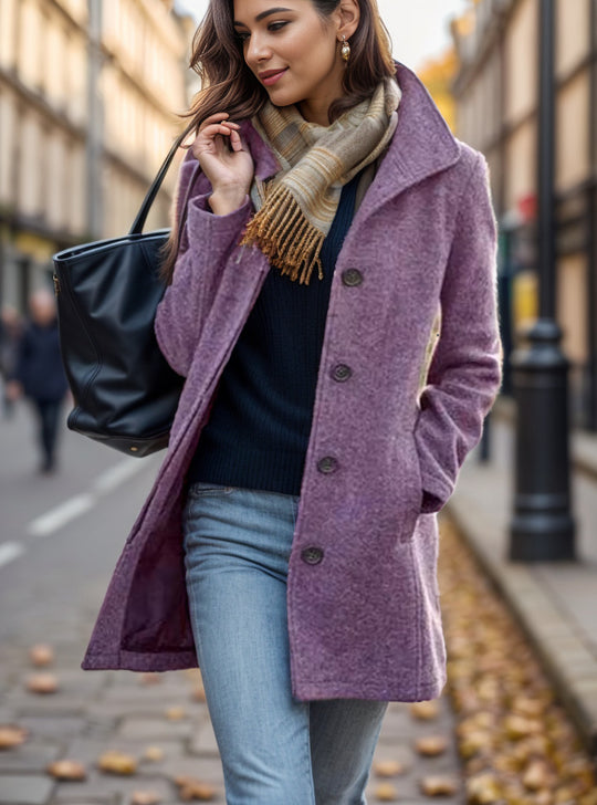 Damen trendiger Oversized-Mantel R&B