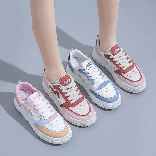 Damen Sportliche Freizeitschuhe mit Plateau und modischen Akzenten R&B
