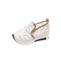 Damen Bequeme Wedge-Sneaker mit modischem Lattice-Design R&B