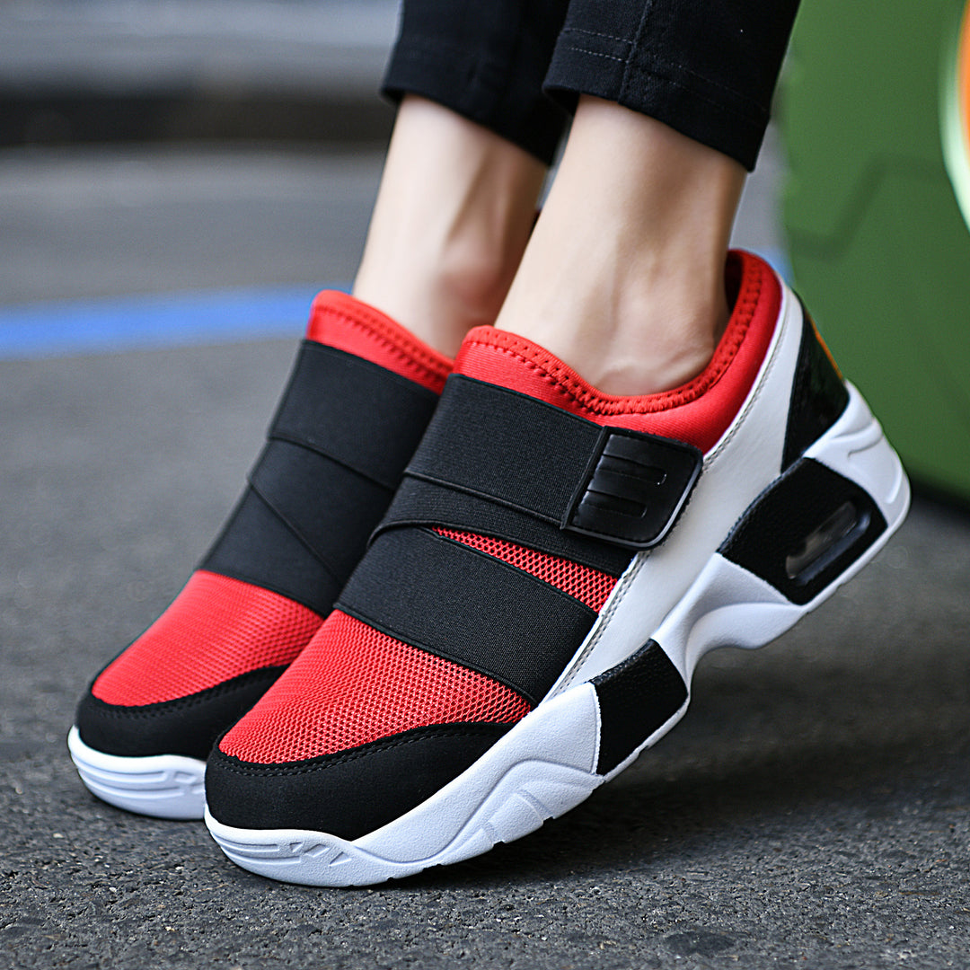 Damen nan Schlupfsneaker mit breitem Elastikriemen, atmungsaktivem Mesh und geformter Dämpfungsohle R&B