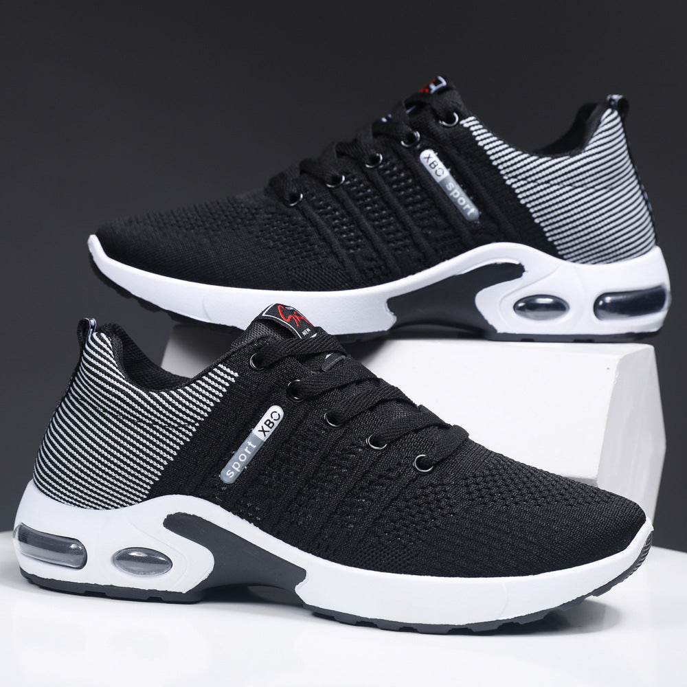Damen Sportliche Sneakers mit atmungsaktiver Oberflächenstruktur und dämpfender Sohle R&B