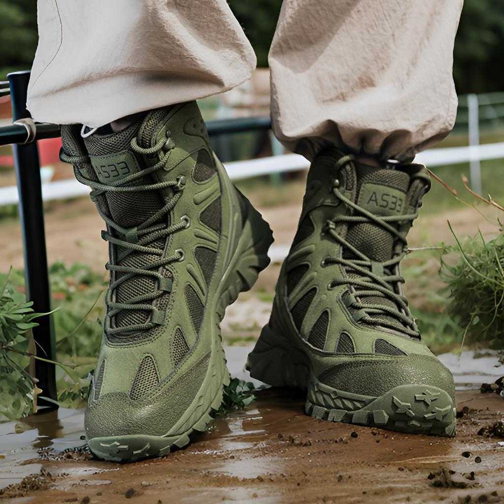 Herren Outdoor-Stiefel mit robustem wasserdichtem Obermaterial und rutschfester Sohle R&B
