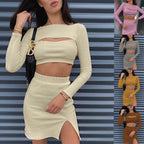Damen Zweiteiliges Set mit Cut-Out-Details R&B