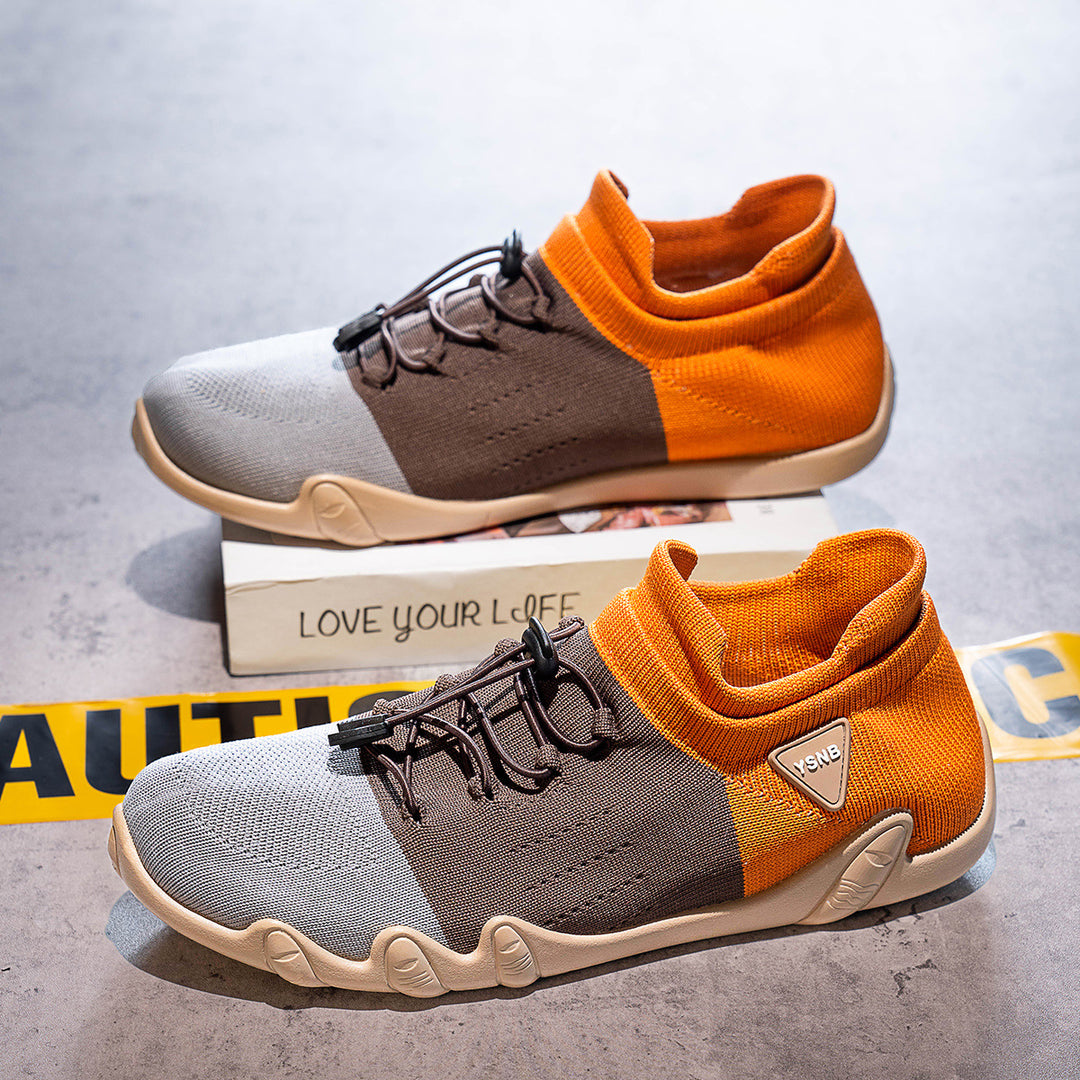 Damen Sportliche Schnürschuhe mit flexiblem Obermaterial und rutschfester Sohle R&B