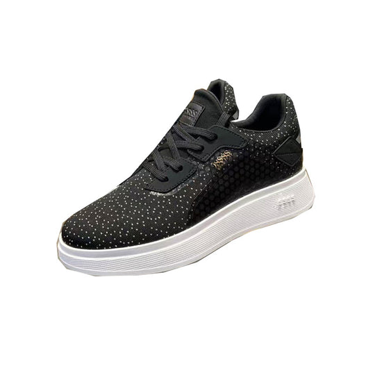 Damen Sportliche Sneakers mit atmungsaktiver Oberflächenstruktur und rutschfester Gummisohle R&B