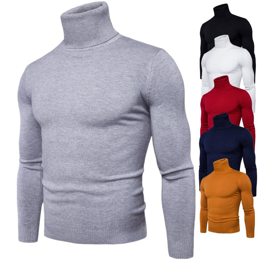 Herren Rollkragenpullover aus feiner Merinowolle R&B