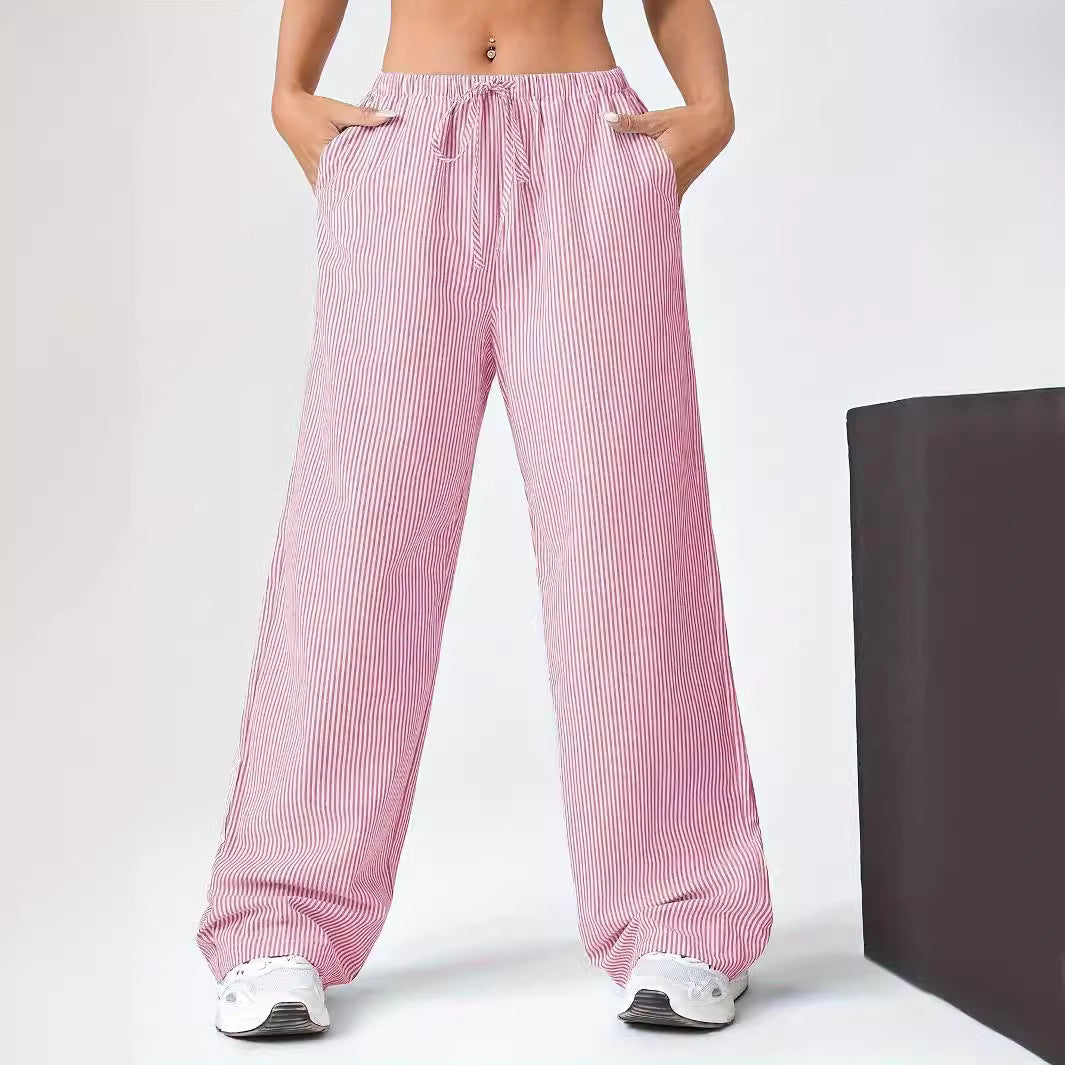 Damen weite Sommerhose mit seitlichen Taschen R&B