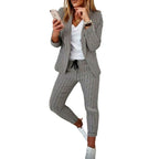 Damen Blazer und Hose Set R&B