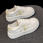 Damen Sportliche Sneaker mit bequemer Plateausohle und atmungsaktiver Obermaterialstruktur R&B