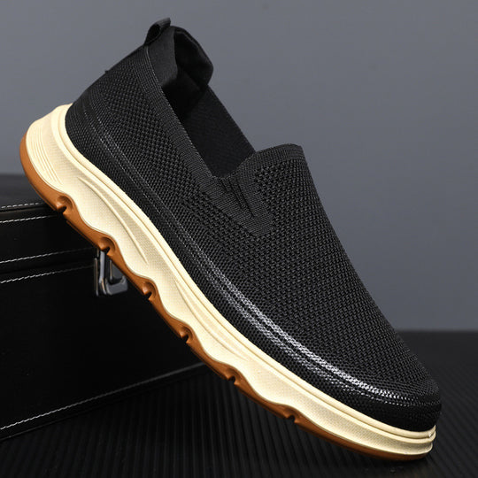 Damen Slip-On Freizeitschuhe mit atmungsaktivem Obermaterial und rutschfester Sohle R&B