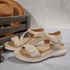 Damen Sportliche Sandalen mit verstellbaren Riemen und ergonomischem Fußbett R&B