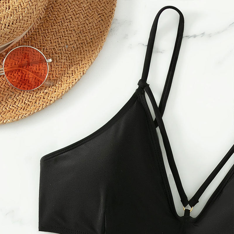Damen Strappy Bikini-Set R&B