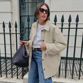 Damen Oversized Utility-Jacke R&B