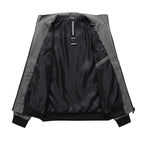 Herren sportive Übergangsjacke mit elastischen Bündchen und praktischen Reißverschlusstaschen