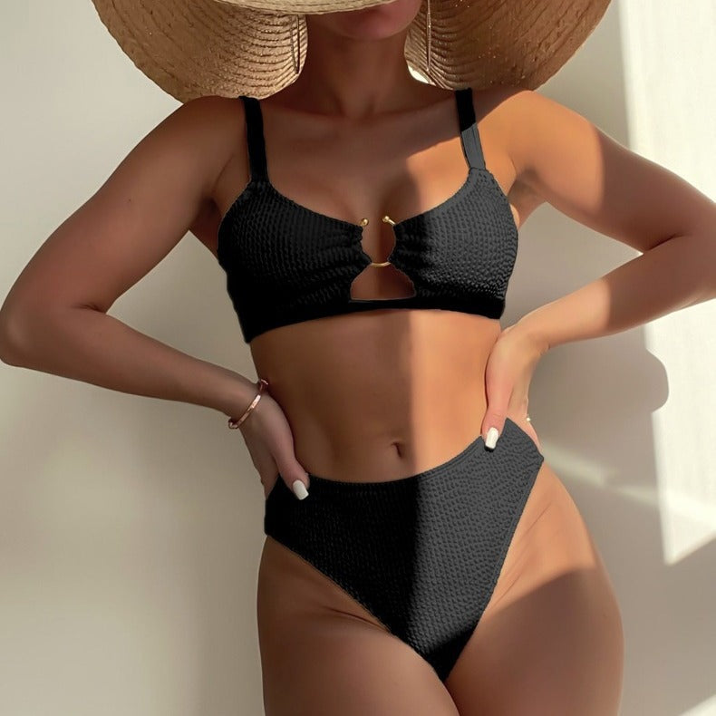 Damen Zweiteiliges Bikini-Set mit innovativem Knotendesign