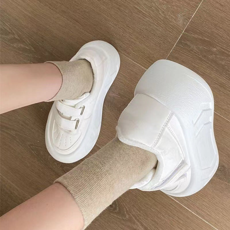 Damen Chunky Sneakers mit verstellbarem Klettverschluss und dämpfender Sohle R&B