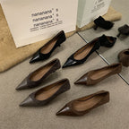 Damen elegante spitze Pumps R&B