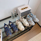 Damen Freizeit Sneakers mit atmungsaktiver Mesh-Oberfläche und robuster Gummisohle R&B