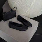 Damen Elegante und bequeme Ballerinas aus hochwertigem Leder mit praktischem Schlupfdesign R&B