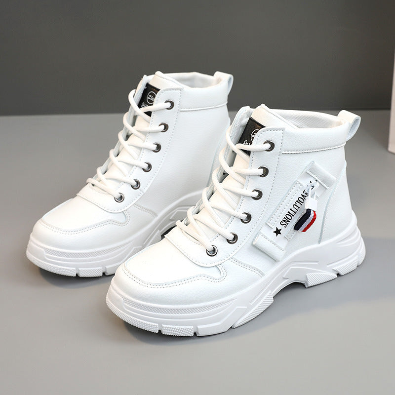 Damen trendige High-Top Sneakers mit robustem Profil und modischem Design R&B
