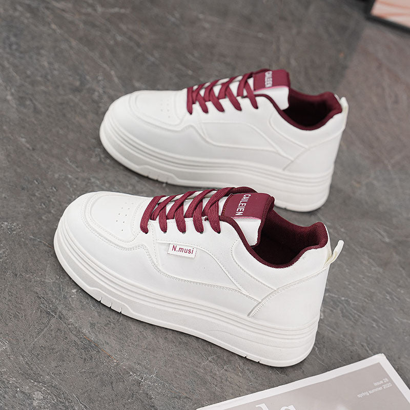 Damen Sportliche Chunky Sneakers mit dicker Laufsohle R&B
